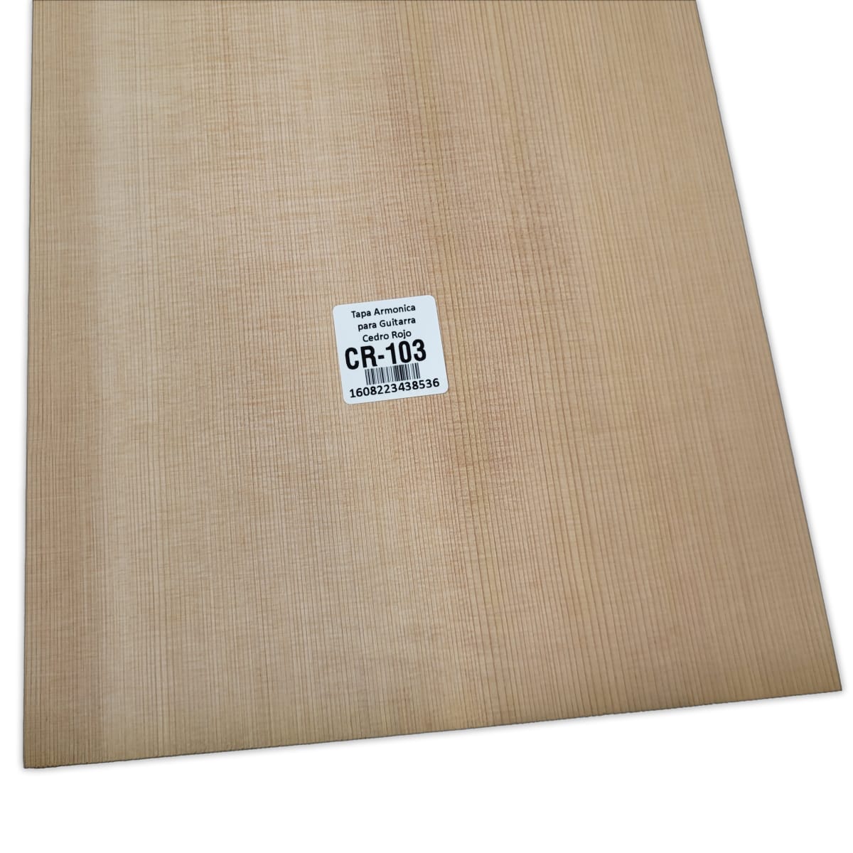 Tapa Armonica Unica CR-103 de Cedro Rojo Canadiense para Guitarra Calidad AAA7