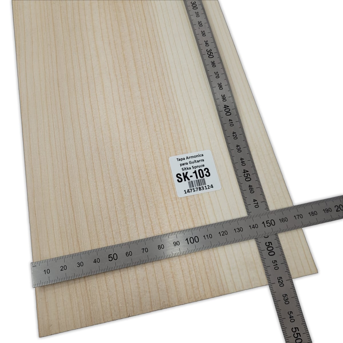 Tapa Armonica Unica SK-103 de Sitka Spruce para Tiple, Cuatro e Instrumentos Pequeños3