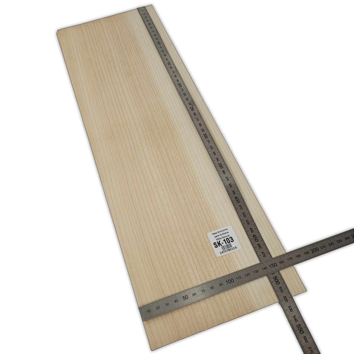 Tapa Armonica Unica SK-103 de Sitka Spruce para Tiple, Cuatro e Instrumentos Pequeños2