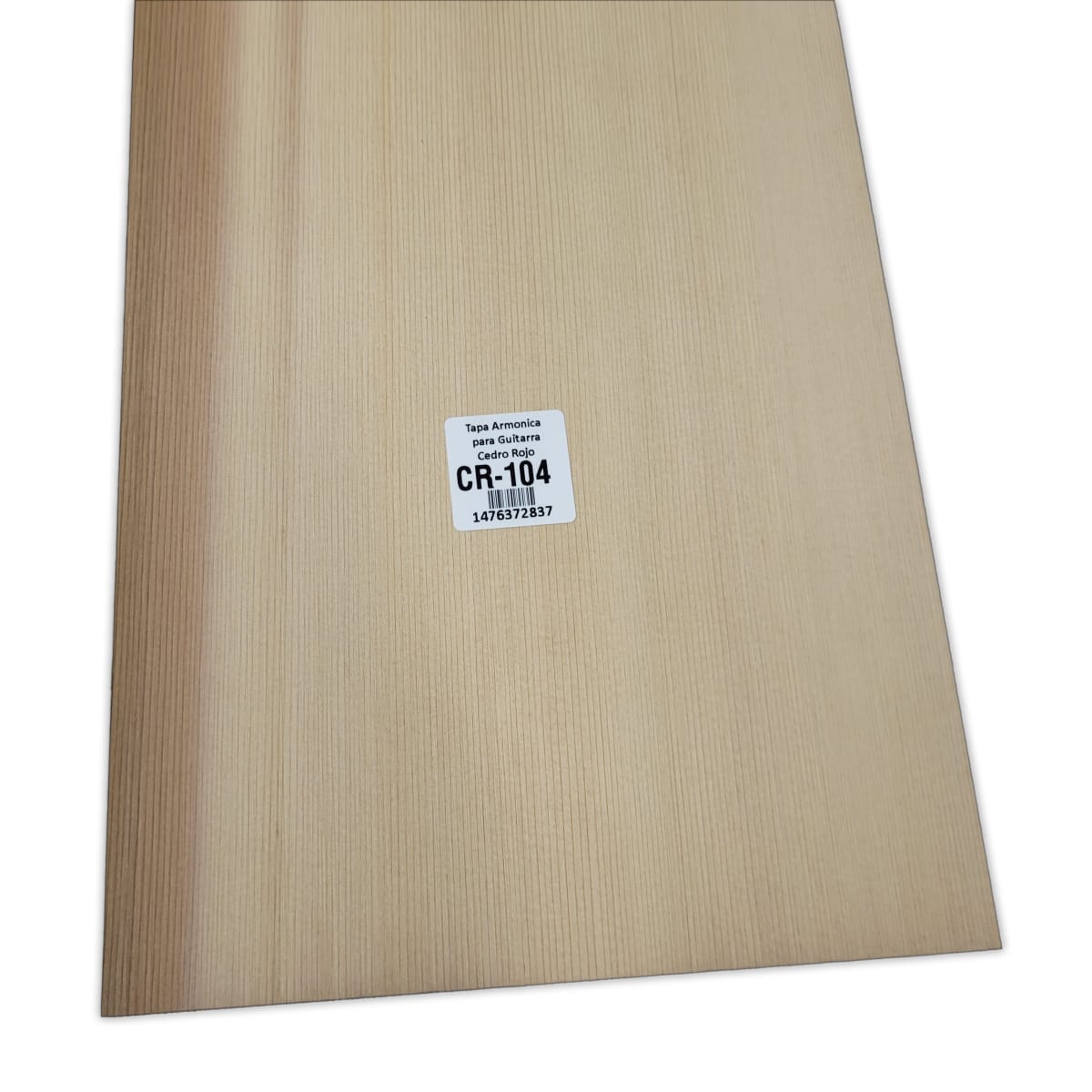 Tapa Armonica Unica CR-104 de Cedro Rojo Canadiense para Guitarra Calidad AAA6