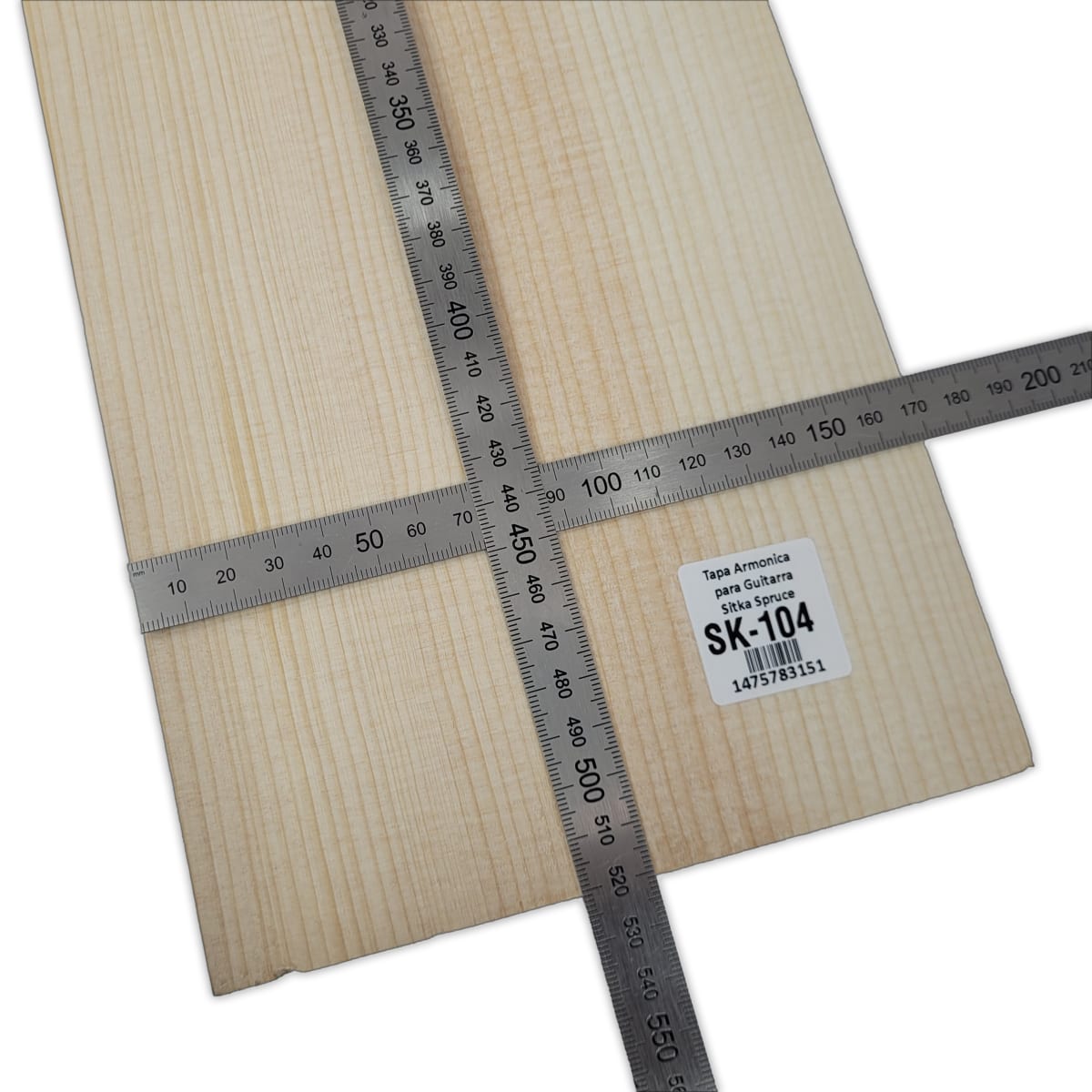 Tapa Armonica Unica SK-104 de Sitka Spruce para Tiple, Cuatro e Instrumentos Pequeños2