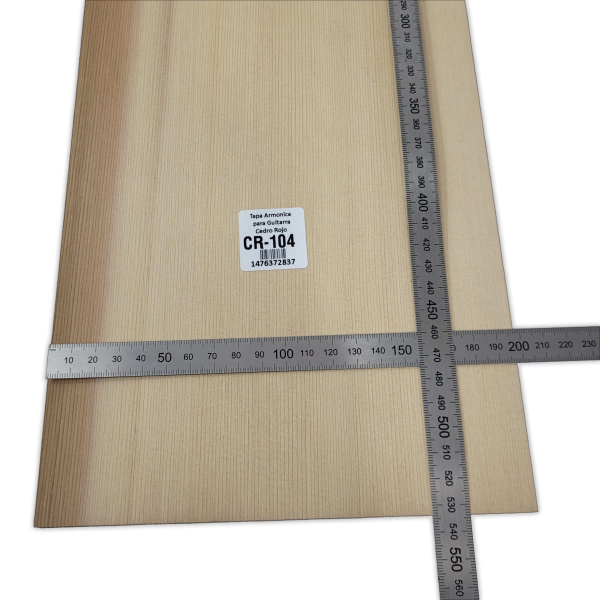 Tapa Armonica Unica CR-104 de Cedro Rojo Canadiense para Guitarra Calidad AAA2