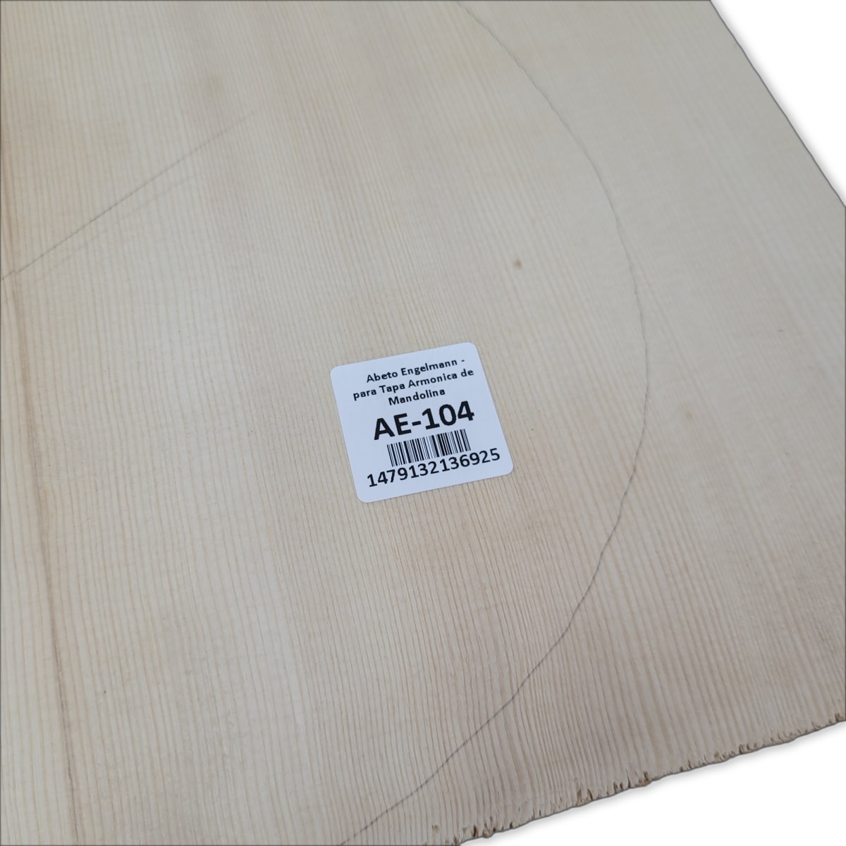 Tapa Armonica AE-104 de Abeto Engelmann para Mandolina4