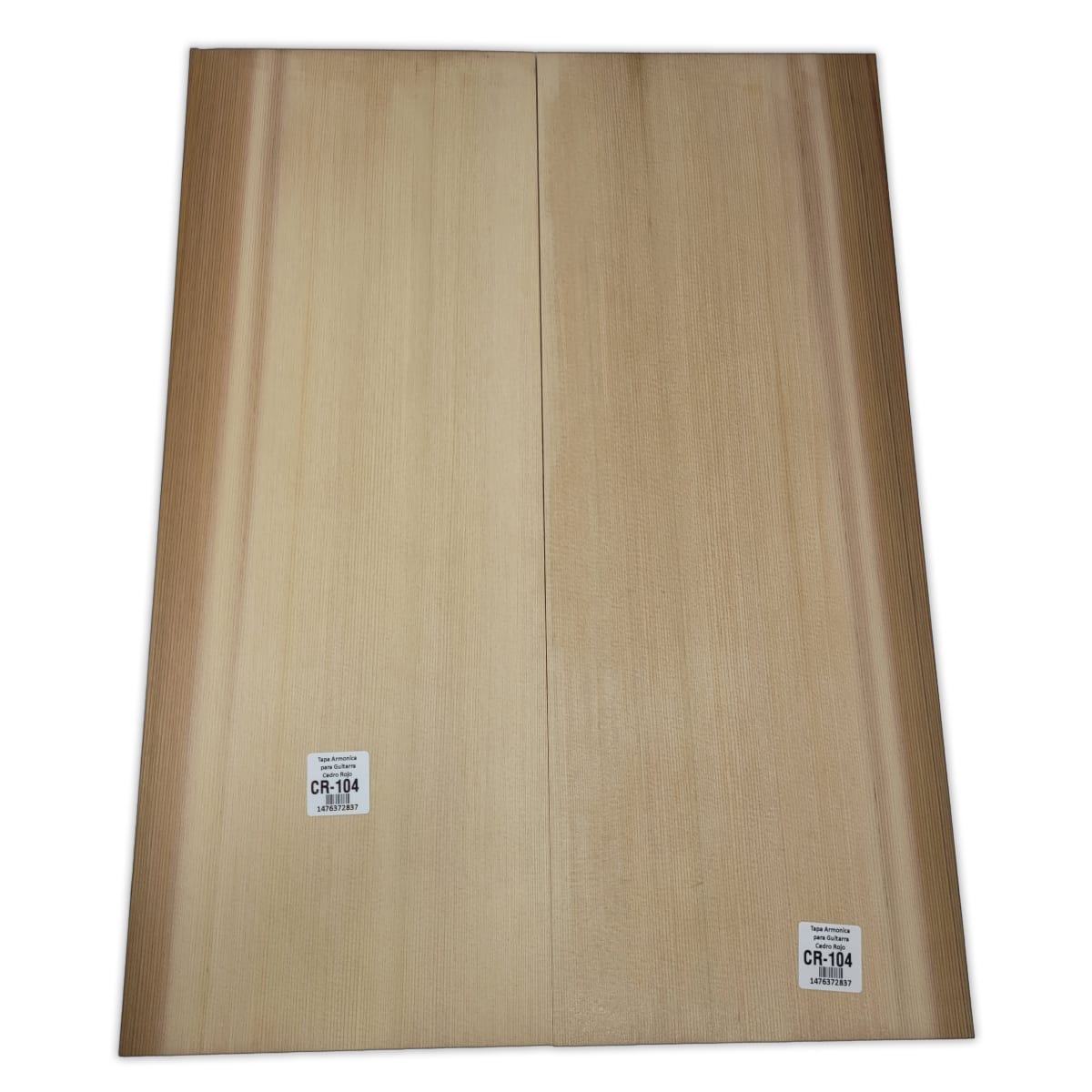 Tapa Armonica Unica CR-104 de Cedro Rojo Canadiense para Guitarra Calidad AAA7