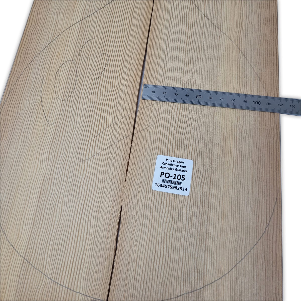 Tapa Armonica PO-105 de Cedro Rojo Canadiense para Guitarra Calidad Especial4