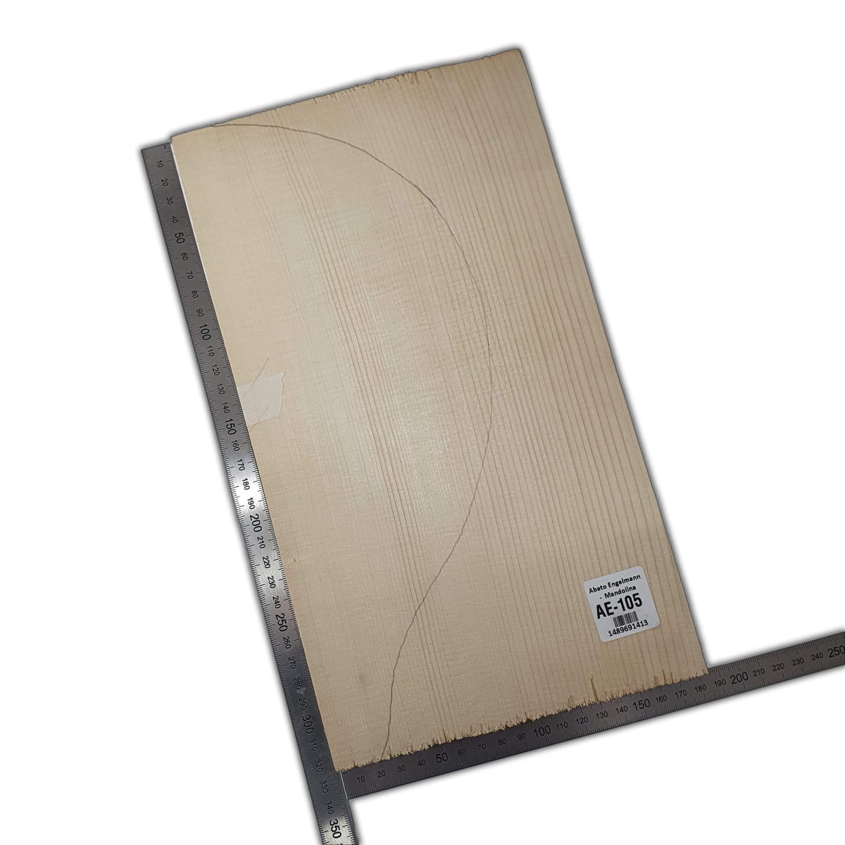 Tapa Armonica Unica AE-105 de Abeto Engelmann para Mandolina2