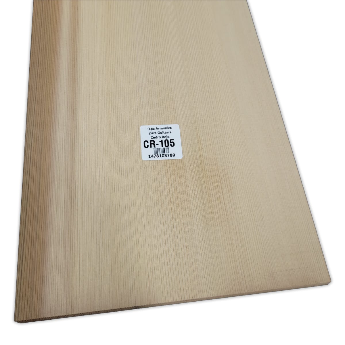 Tapa Armonica Unica CR-105 de Cedro Rojo Canadiense para Guitarra Calidad AAA6