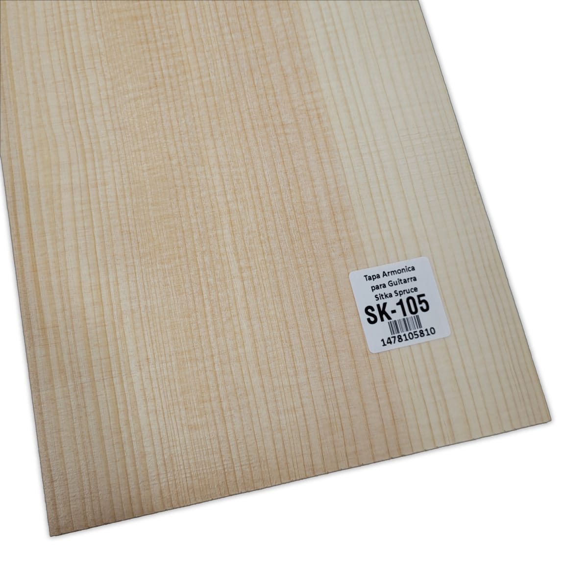 Tapa Armonica Unica SK-105 de Sitka Spruce para Tiple, Cuatro e Instrumentos Pequeños6