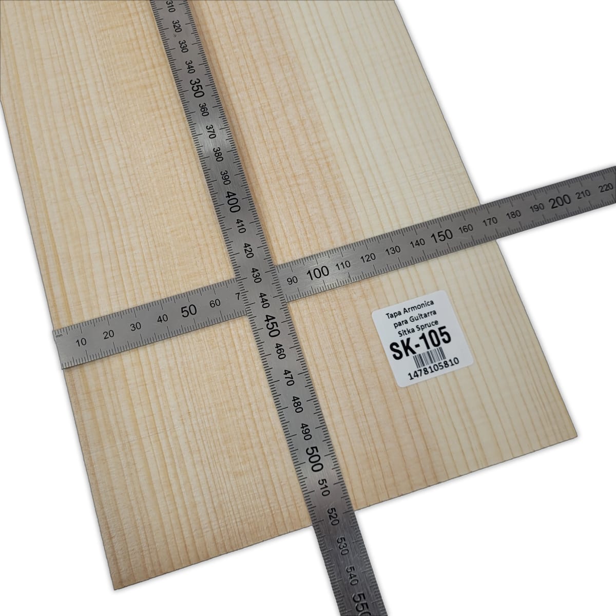 Tapa Armonica Unica SK-105 de Sitka Spruce para Tiple, Cuatro e Instrumentos Pequeños2