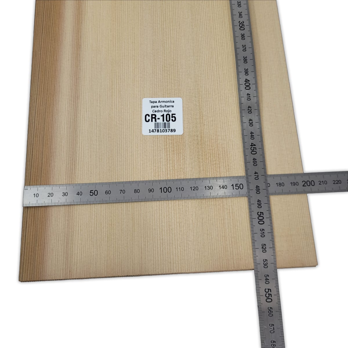 Tapa Armonica Unica CR-105 de Cedro Rojo Canadiense para Guitarra Calidad AAA2