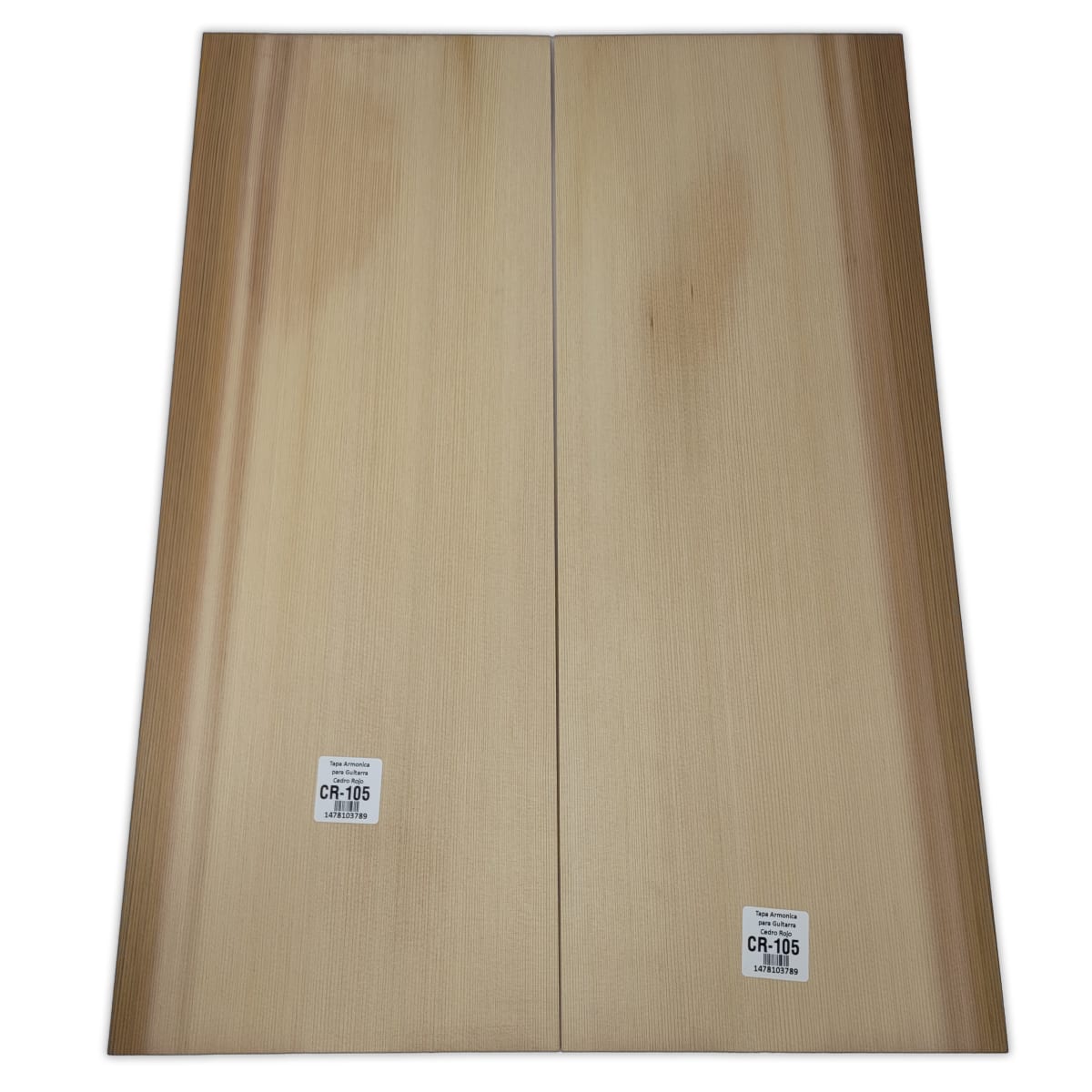 Tapa Armonica Unica CR-105 de Cedro Rojo Canadiense para Guitarra Calidad AAA7