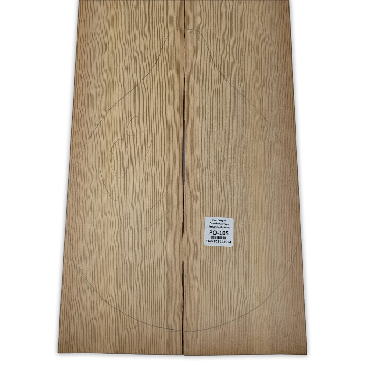 Tapa Armonica PO-105 de Cedro Rojo Canadiense para Guitarra Calidad Especial 0