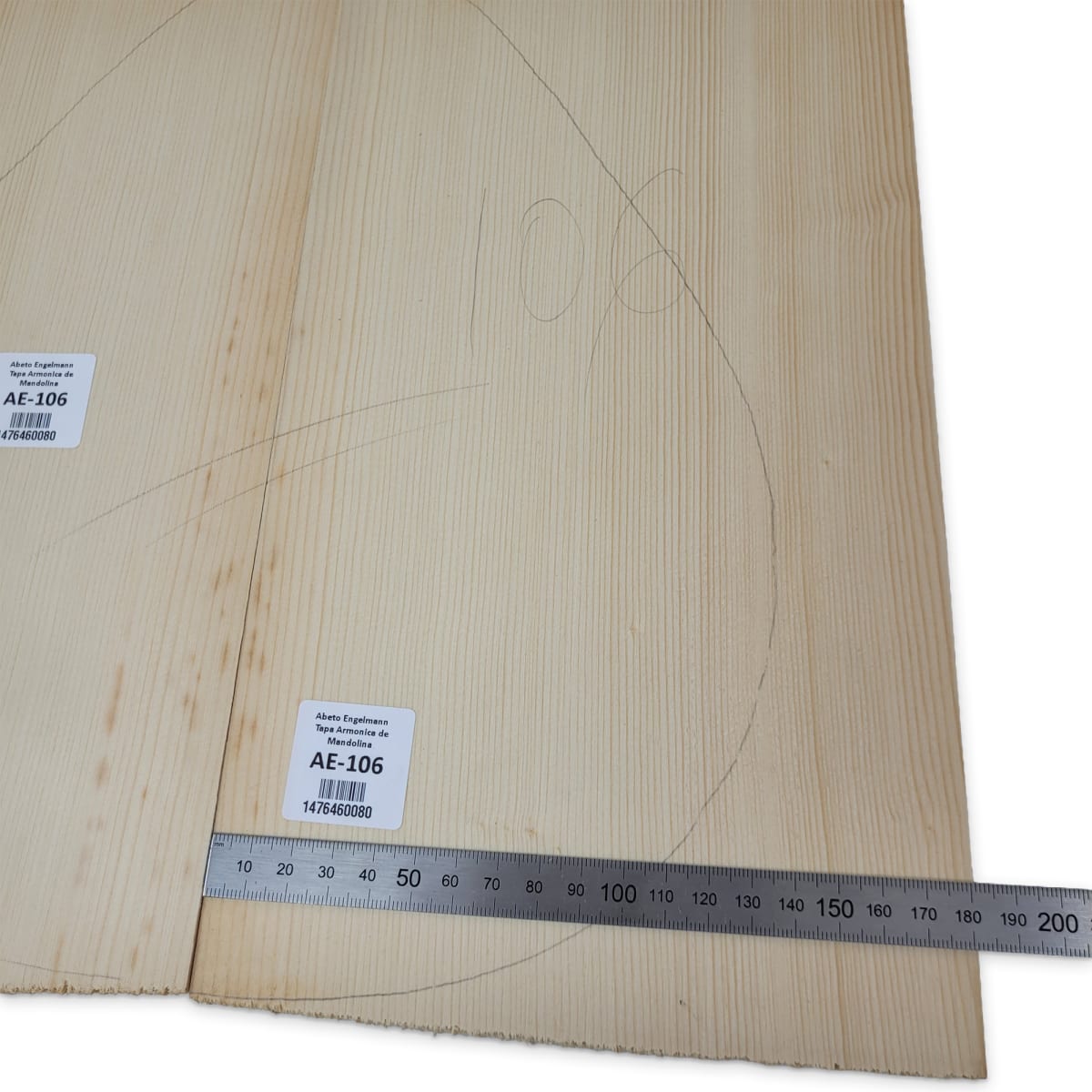 Tapa Armonica AE-106 de Abeto Engelmann para Mandolina3