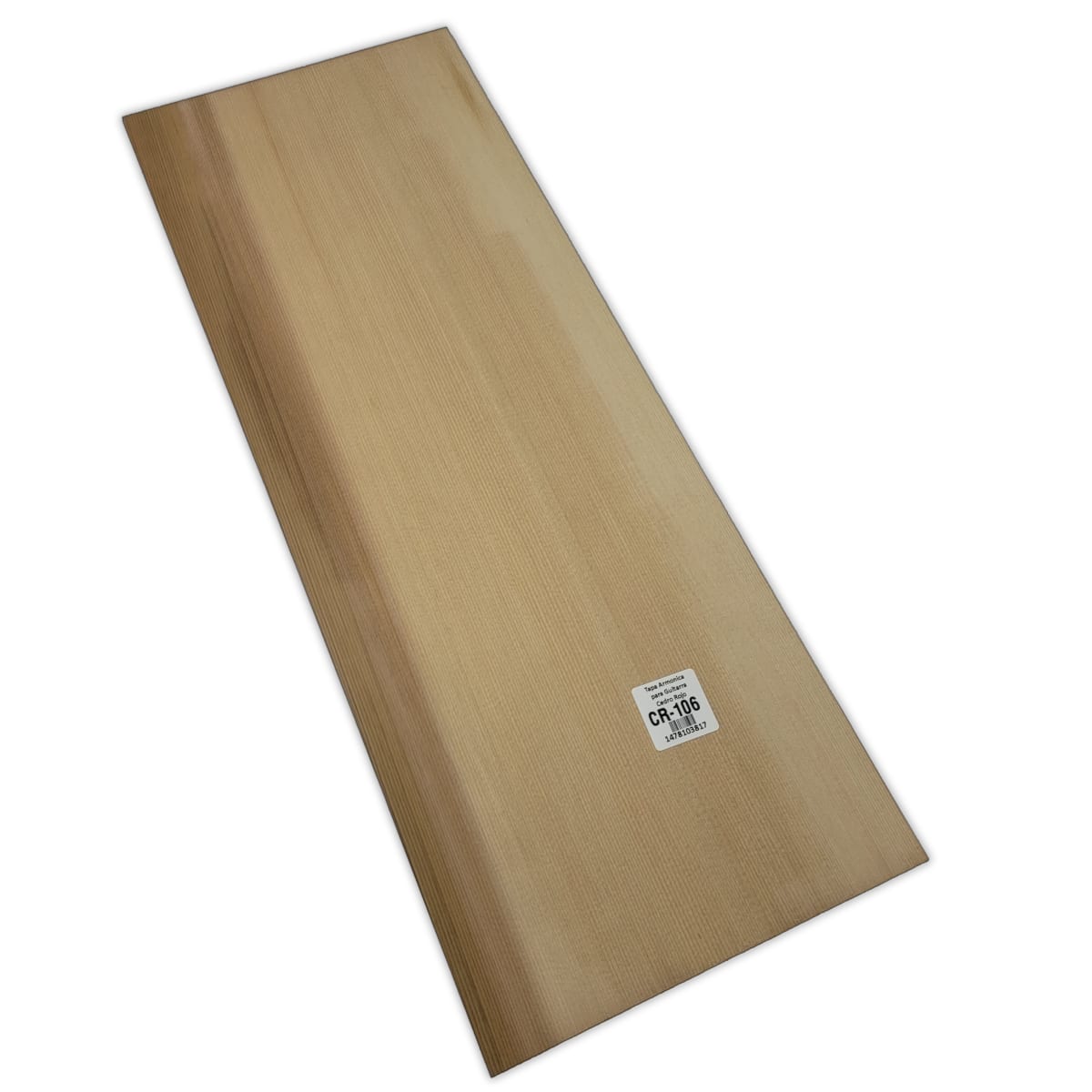 Tapa Armonica Unica CR-106 de Cedro Rojo Canadiense para Guitarra Calidad AAA5