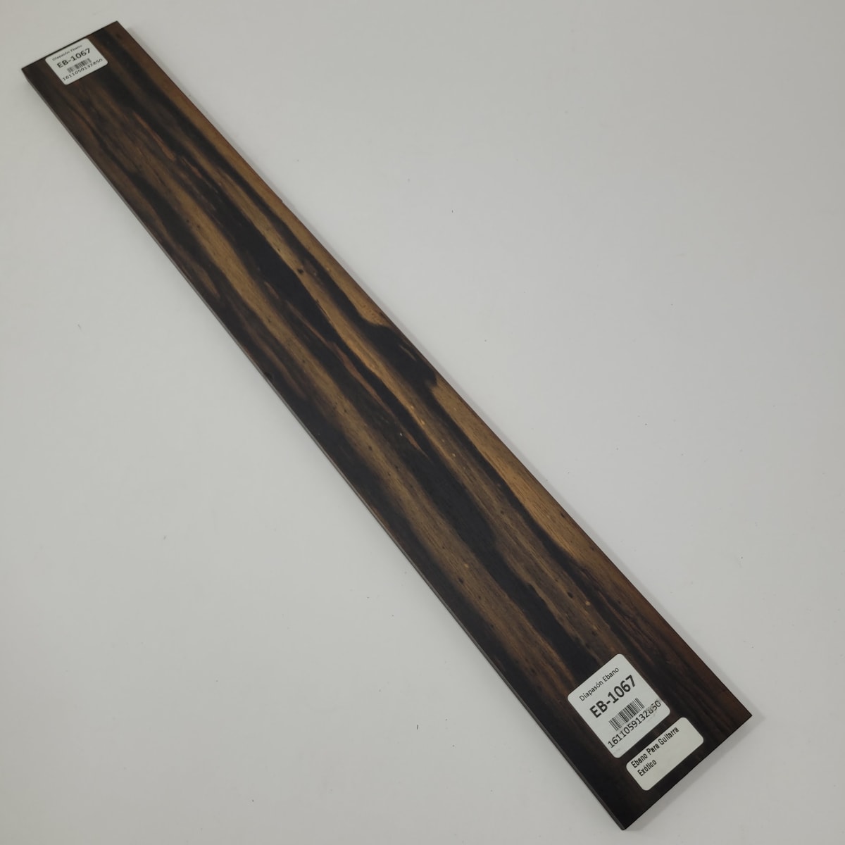 Pieza Unica EB-1067 de Ebano Exotico para Diapason de Guitarra 0