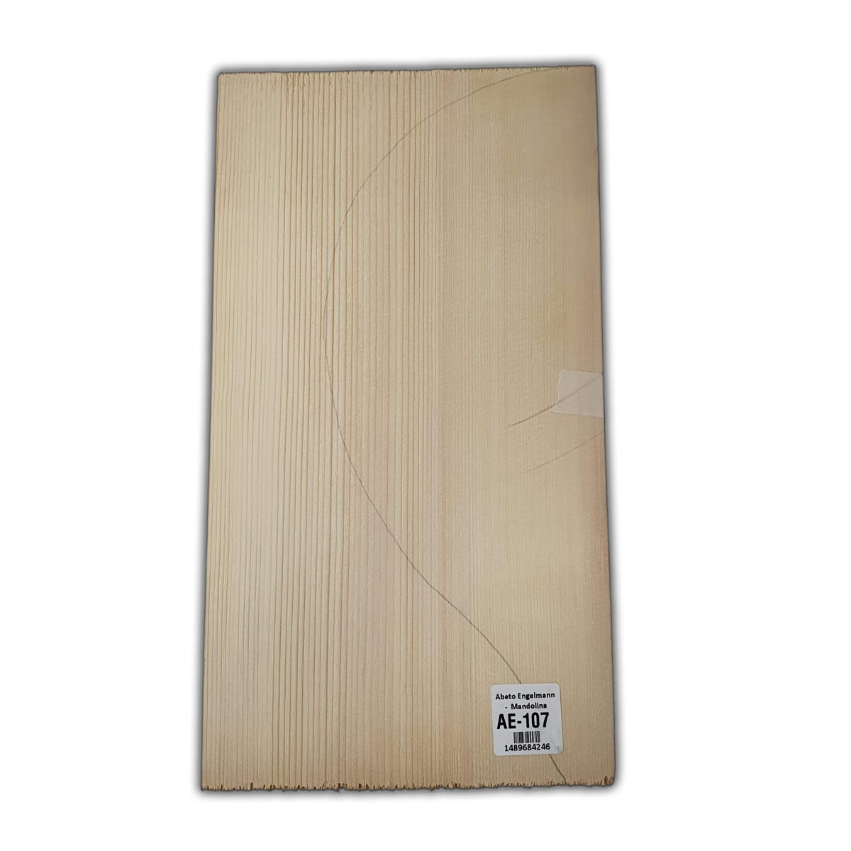 Tapa Armonica Unica AE-107 de Abeto Engelmann para Mandolina5