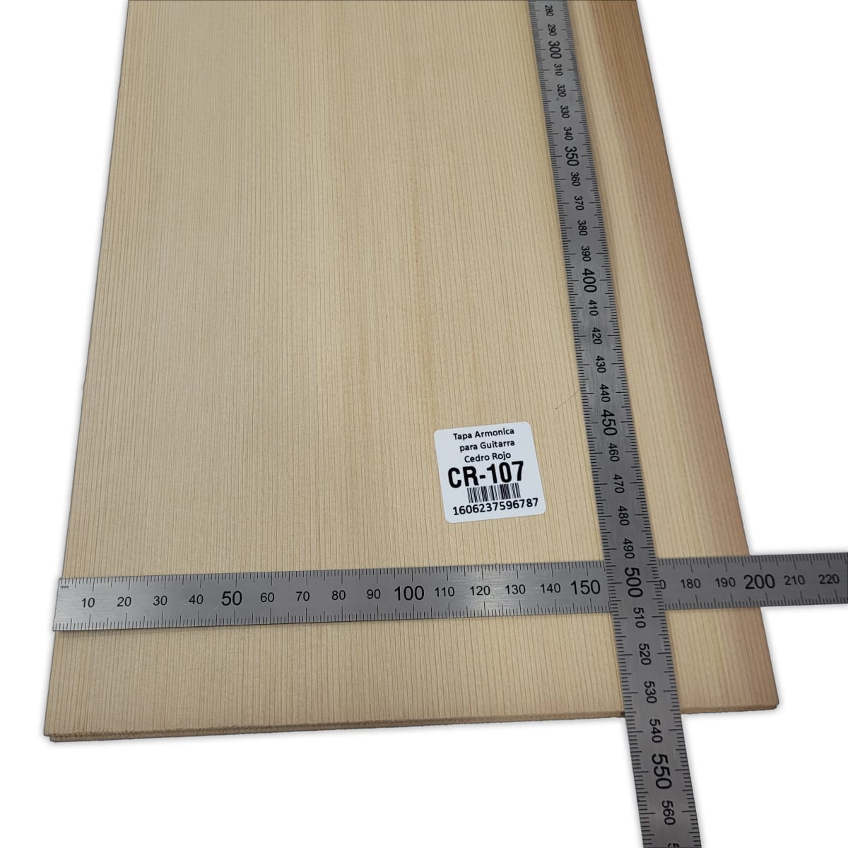 Tapa Armonica Unica CR-107 de Cedro Rojo Canadiense para Guitarra Calidad AAA2