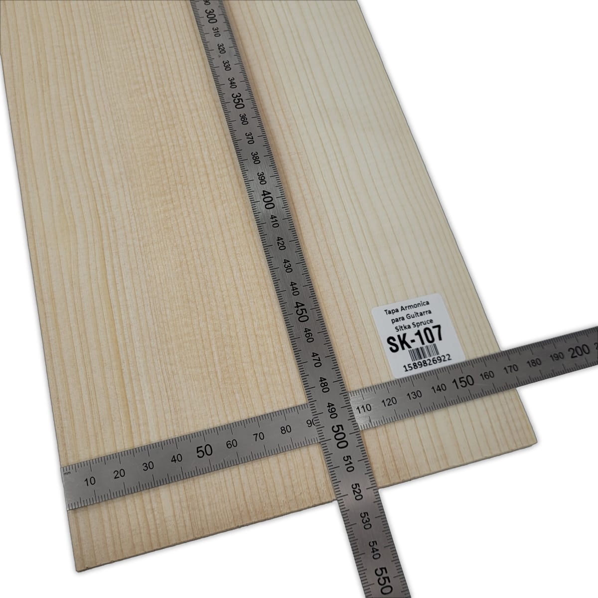 Tapa Armonica Unica SK-107 de Sitka Spruce para Tiple, Cuatro e Instrumentos Pequeños2