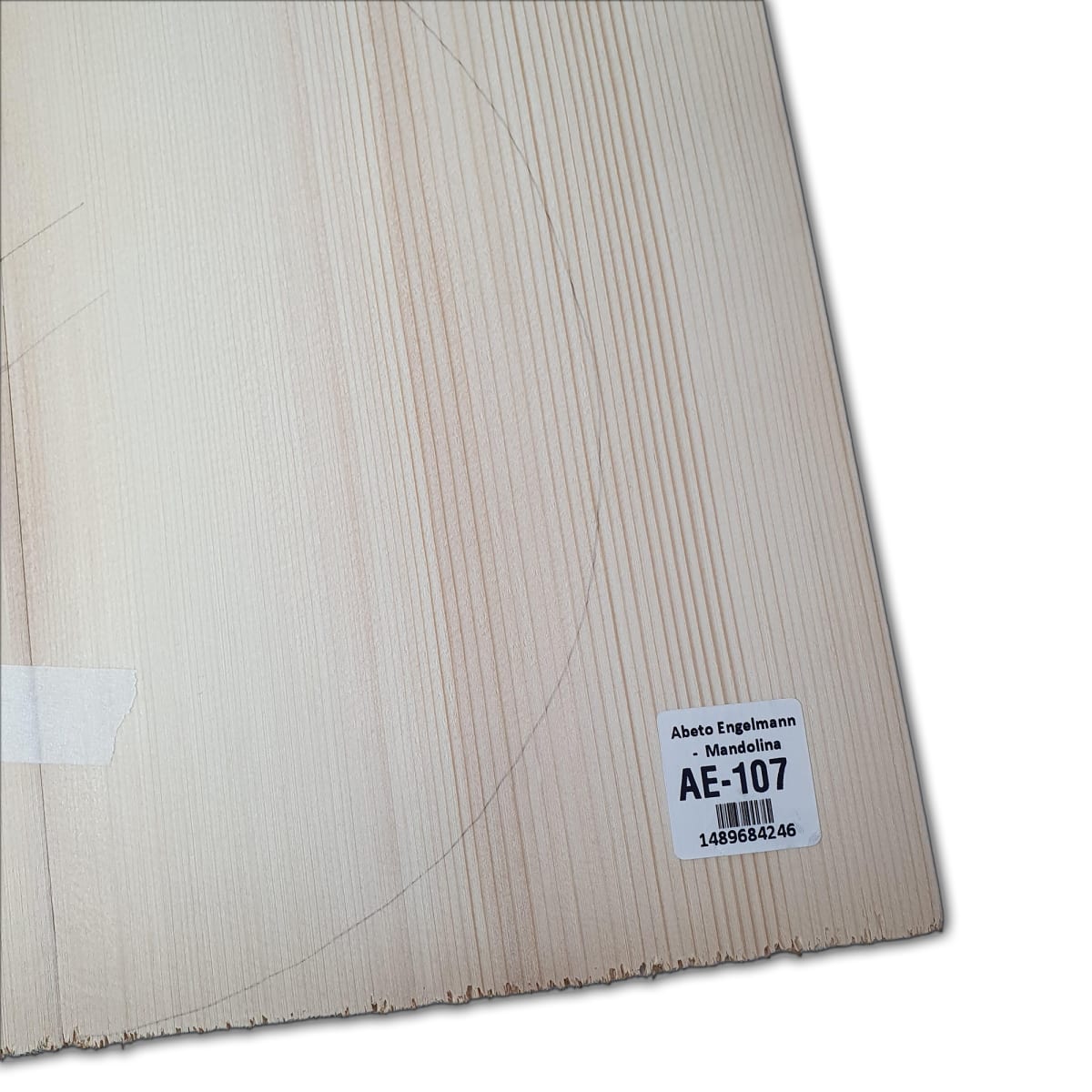 Tapa Armonica Unica AE-107 de Abeto Engelmann para Mandolina4