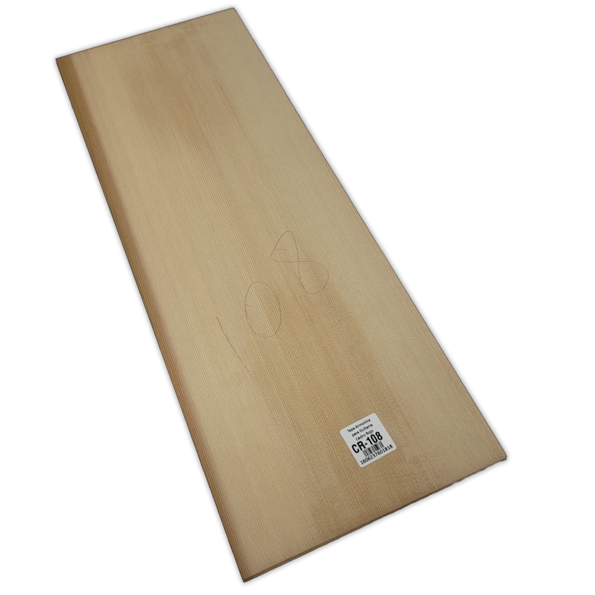 Tapa Armonica Unica CR-108 de Cedro Rojo Canadiense para Guitarra Calidad AAA4