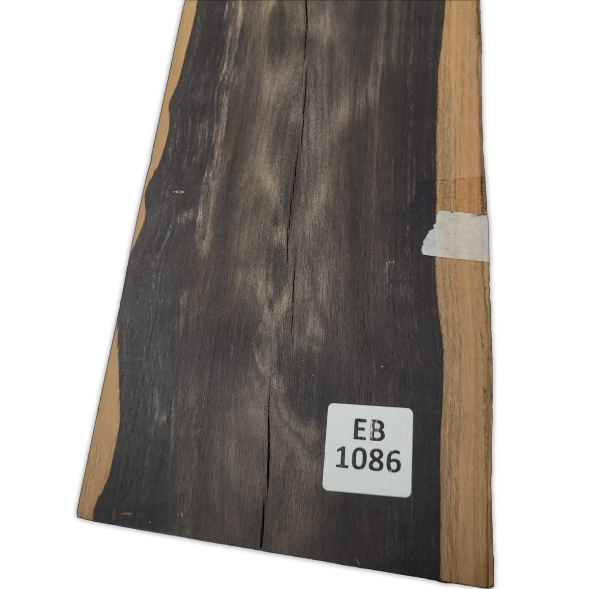 Set de 2 Láminas EB-1086 de Ebano para Artesanía / Madera con Rajaduras, nudos y Quebraduras propias de la madera6