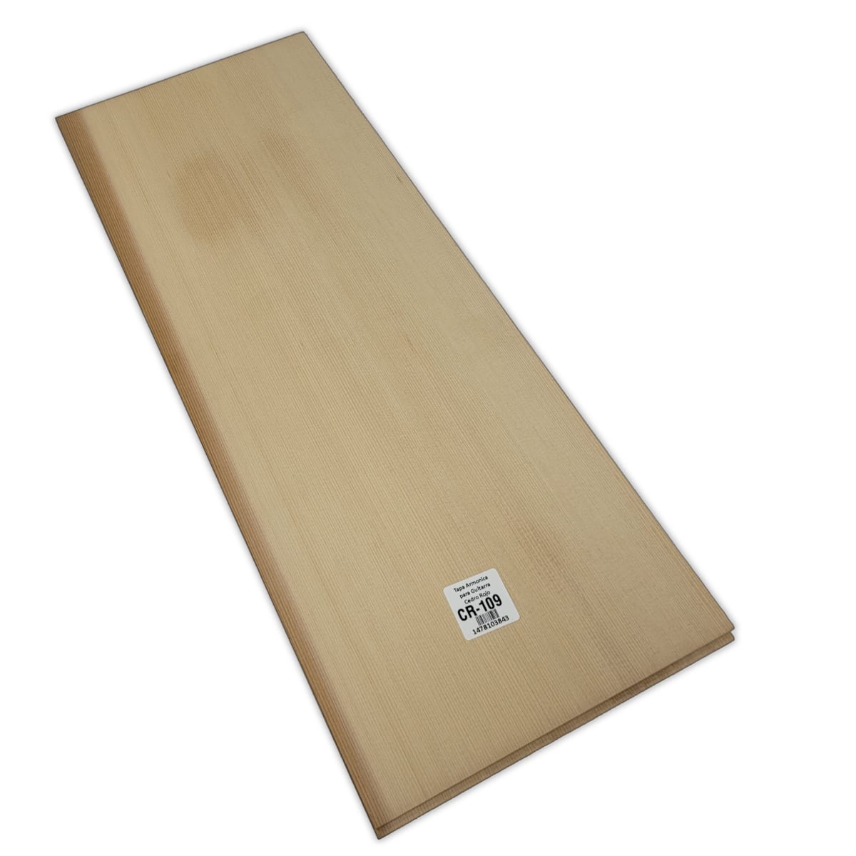 Tapa Armonica Unica CR-109 de Cedro Rojo Canadiense para Guitarra Calidad AAA4
