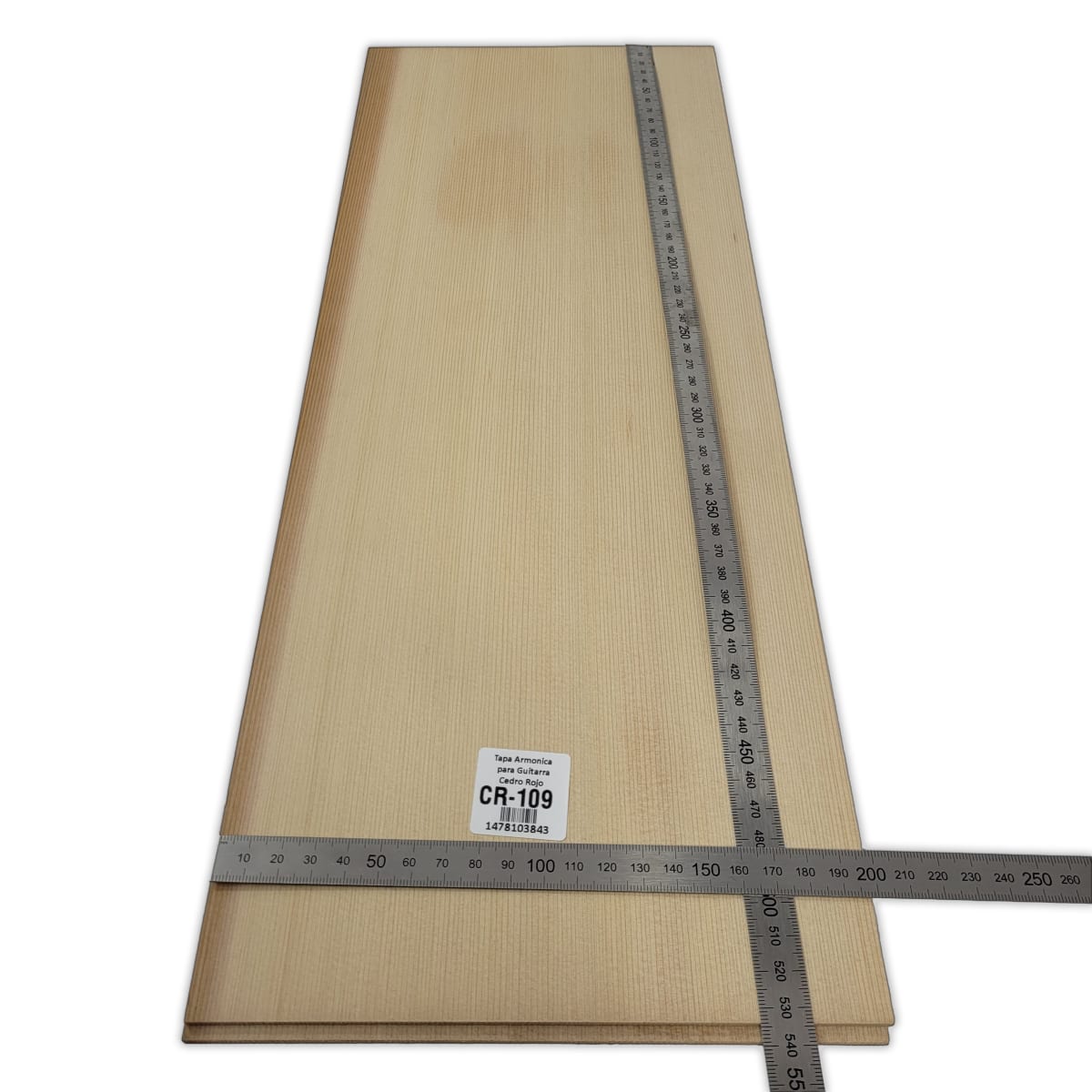 Tapa Armonica Unica CR-109 de Cedro Rojo Canadiense para Guitarra Calidad AAA2