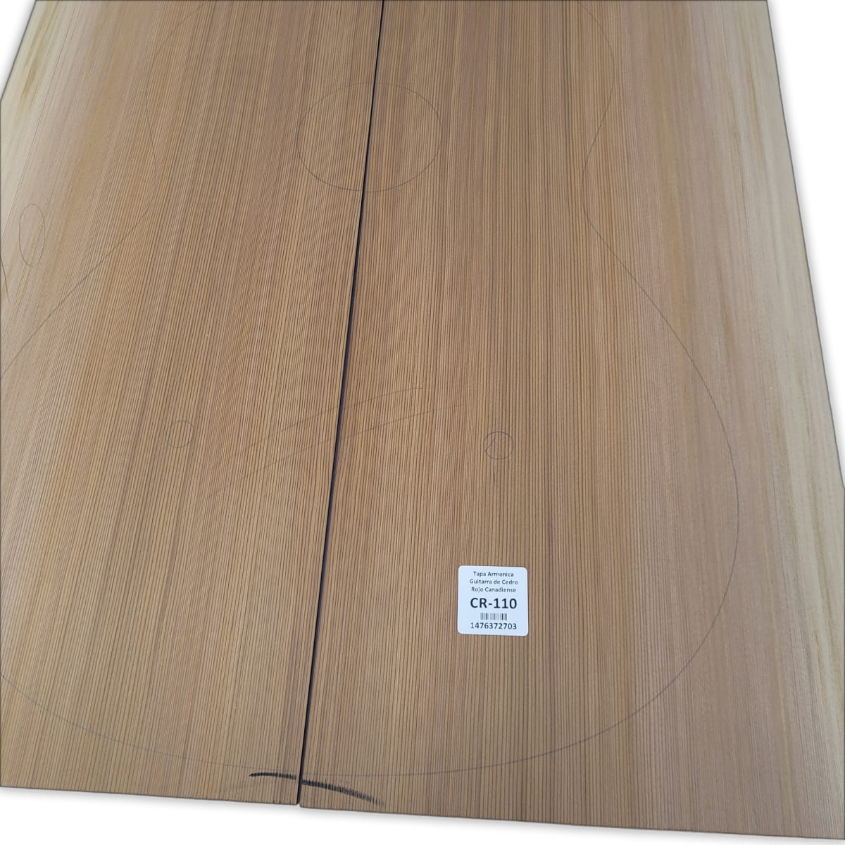 Tapa Armonica CR-110 de Cedro Rojo Canadiense Calidad AA para Guitarra6