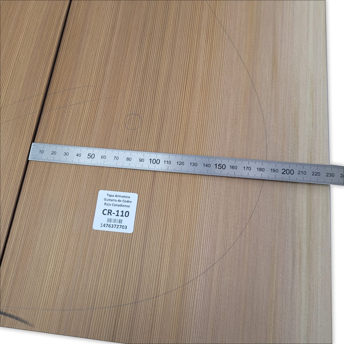 Tapa Armonica CR-110 de Cedro Rojo Canadiense Calidad AA para Guitarra4