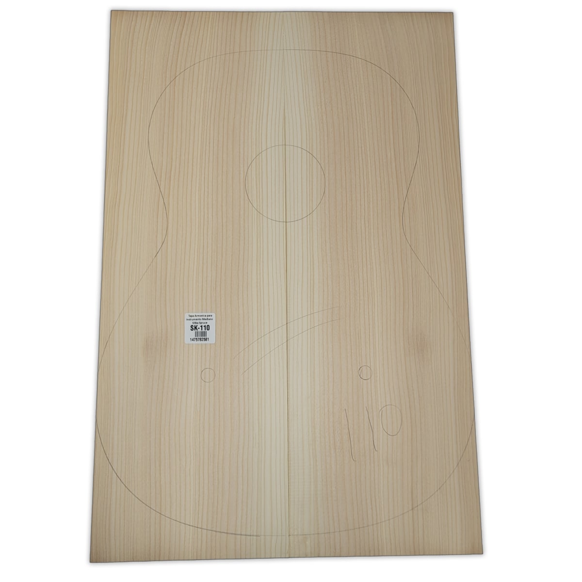 Tapa Armonica Unica SK-110 de Sitka Spruce para Guitarra8