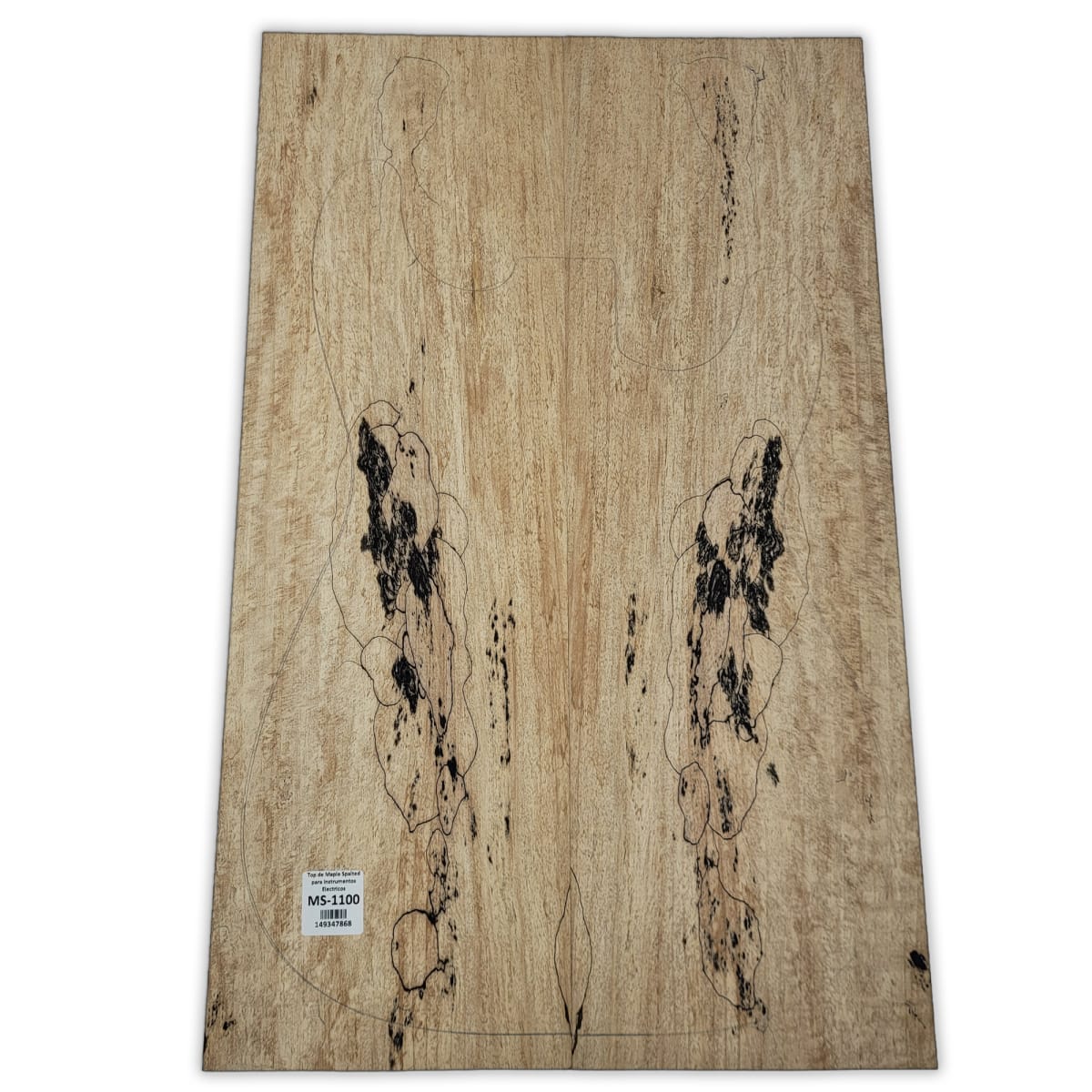 Top Unico MS-1100 de Spalted Maple para Bajos y Guitarras Electricas Calidad Especial5