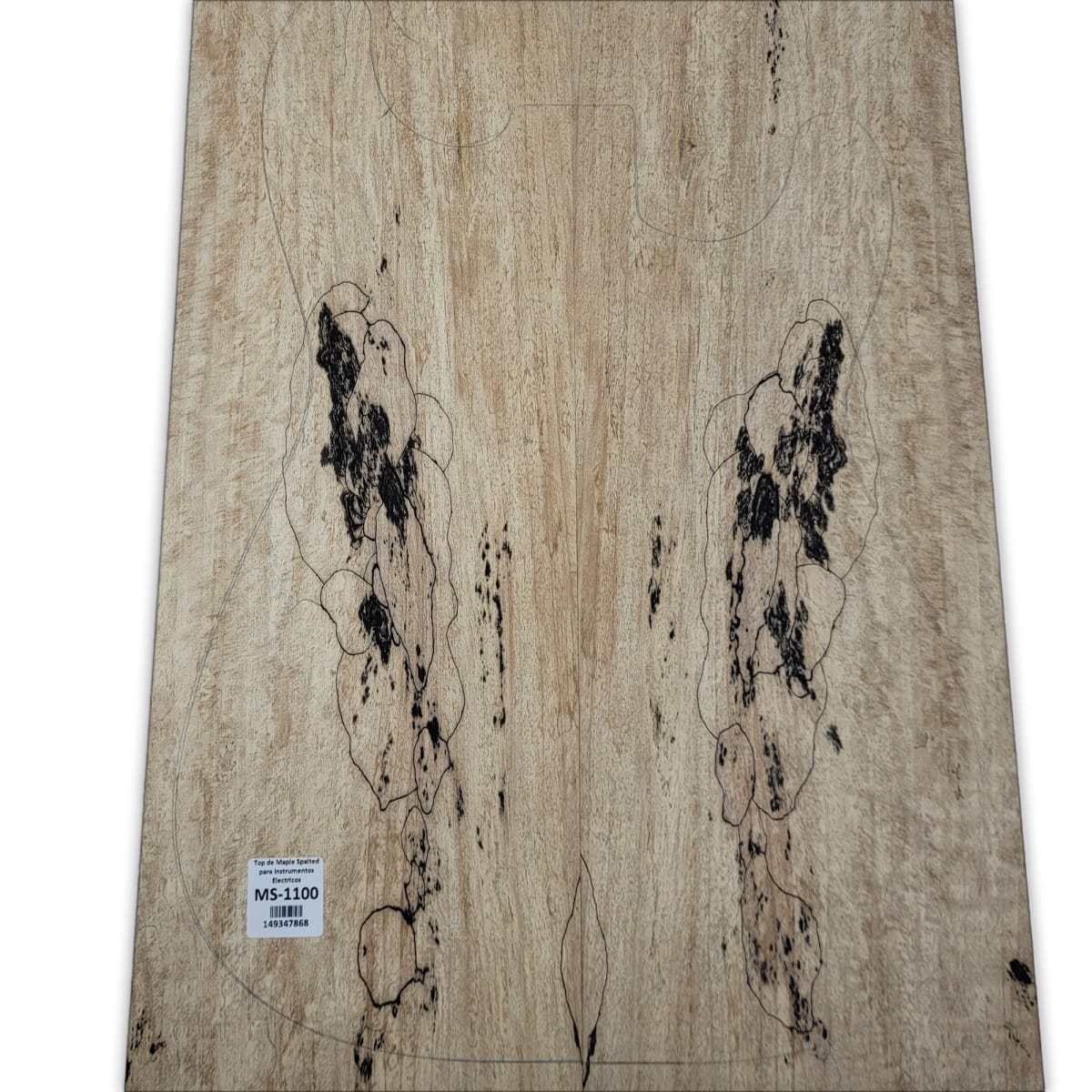 Top Unico MS-1100 de Spalted Maple para Bajos y Guitarras Electricas Calidad Especial7
