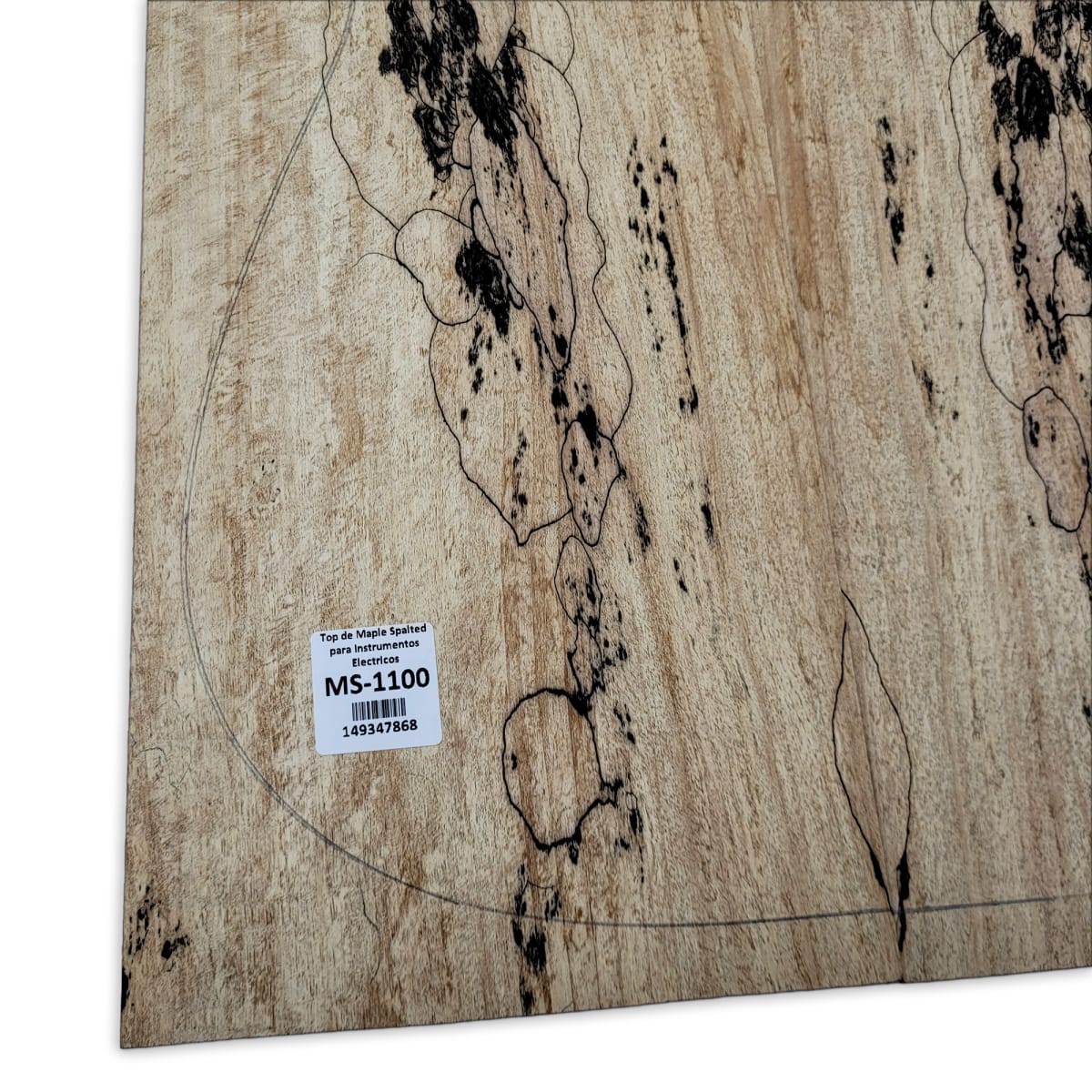 Top Unico MS-1100 de Spalted Maple para Bajos y Guitarras Electricas Calidad Especial6
