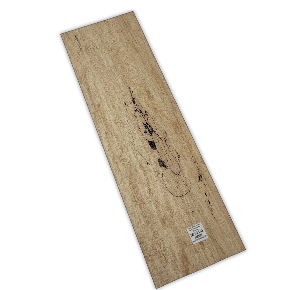 Top Unico MS-1101 de Spalted Maple para Bajos y Guitarras Electricas Calidad Especial4