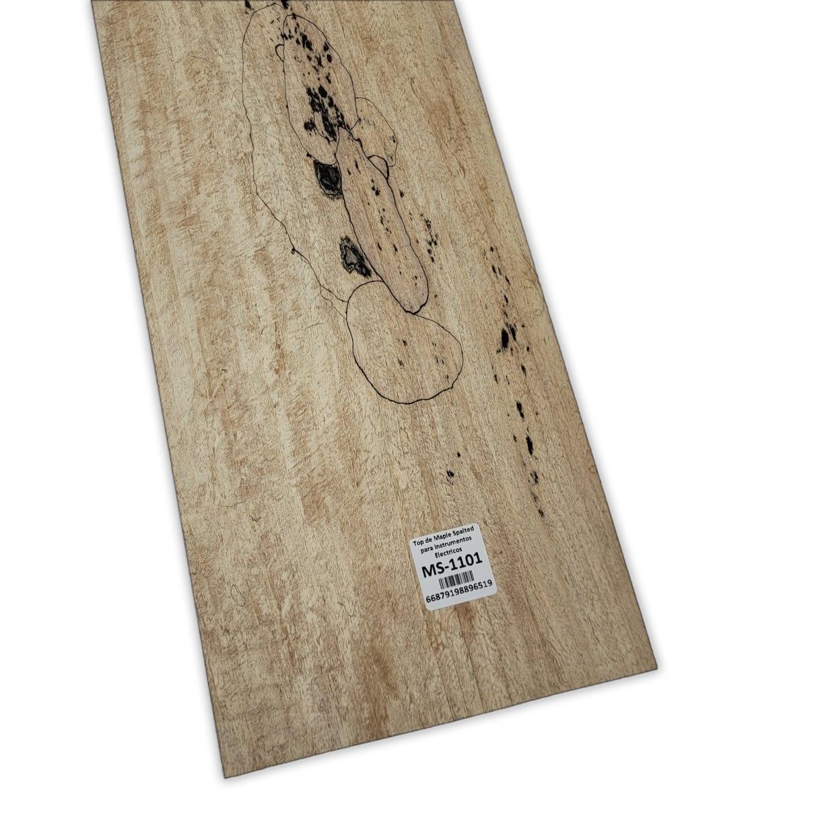 Top Unico MS-1101 de Spalted Maple para Bajos y Guitarras Electricas Calidad Especial5