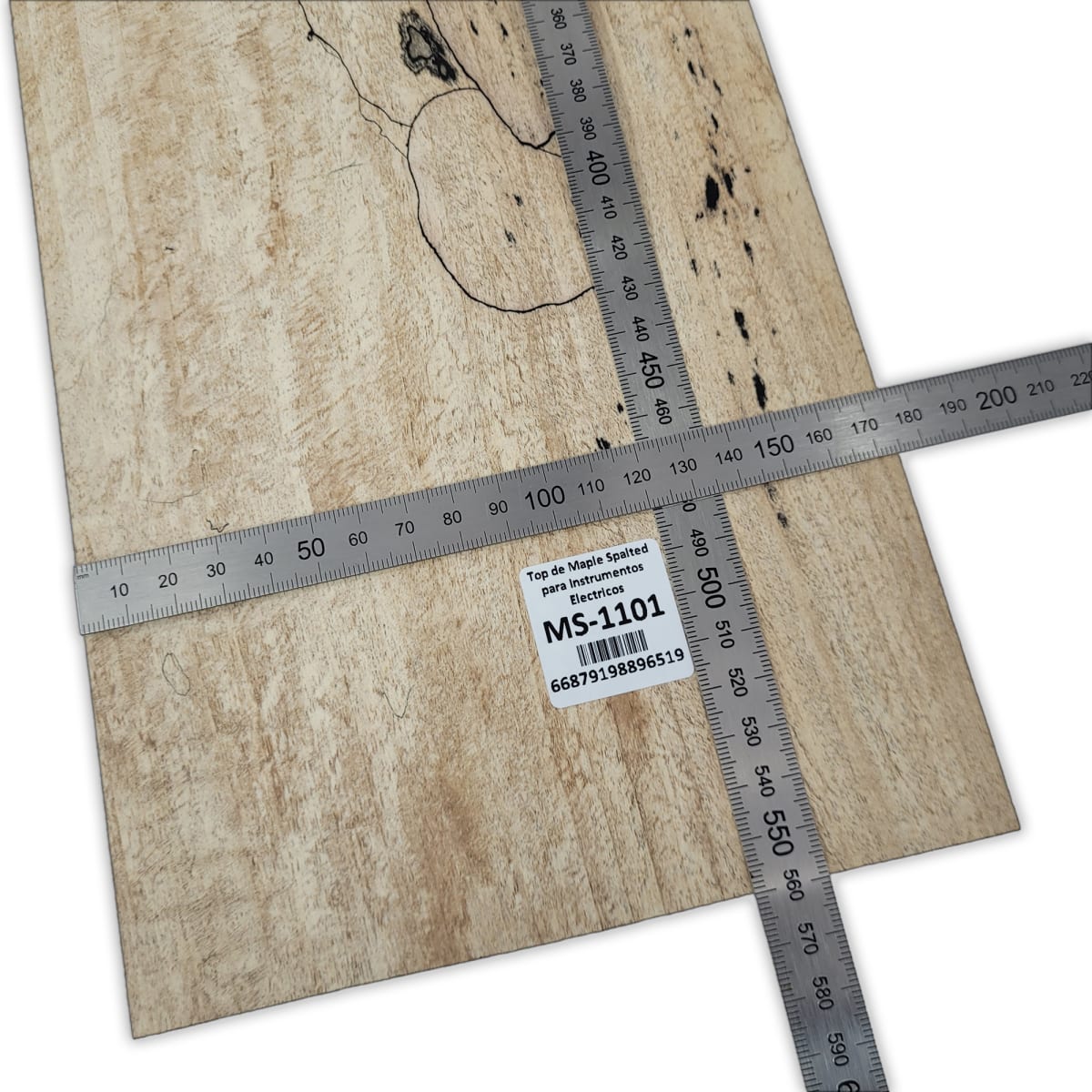 Top Unico MS-1101 de Spalted Maple para Bajos y Guitarras Electricas Calidad Especial2