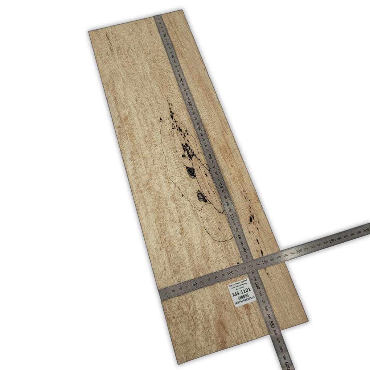 Top Unico MS-1101 de Spalted Maple para Bajos y Guitarras Electricas Calidad Especial3