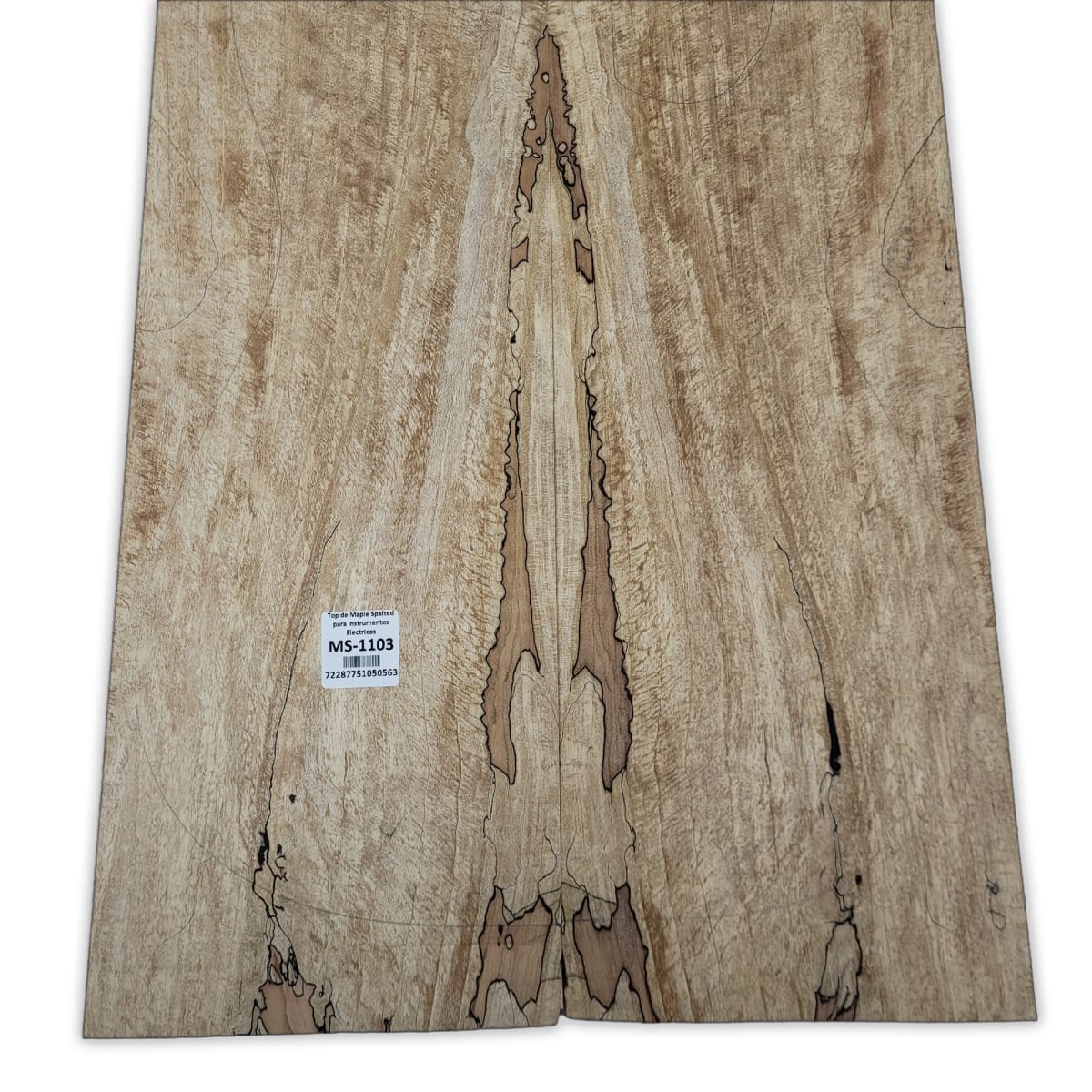 Top Unico MS-1103 de Spalted Maple para Bajos y Guitarras Electricas Calidad Especial6