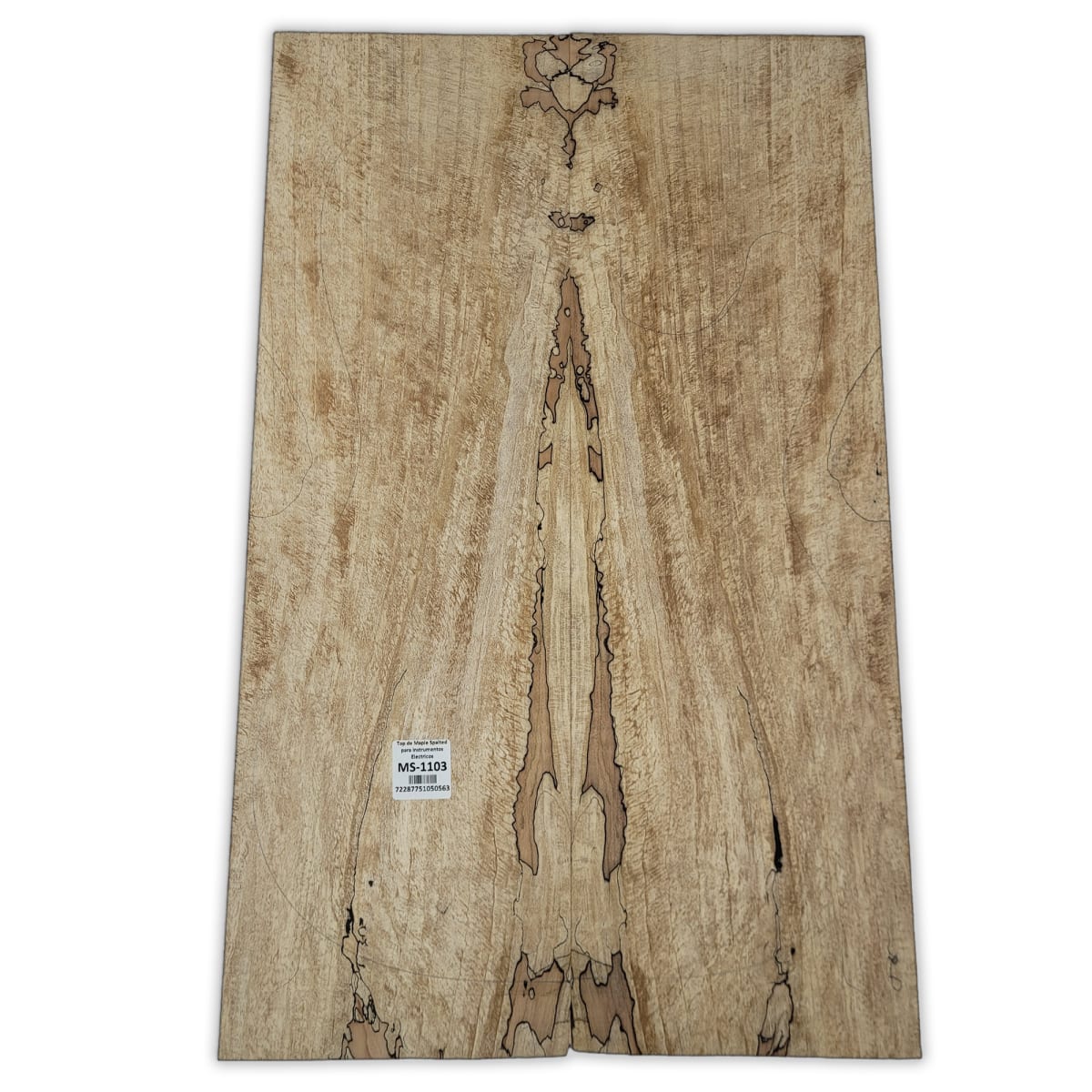 Top Unico MS-1103 de Spalted Maple para Bajos y Guitarras Electricas Calidad Especial 0