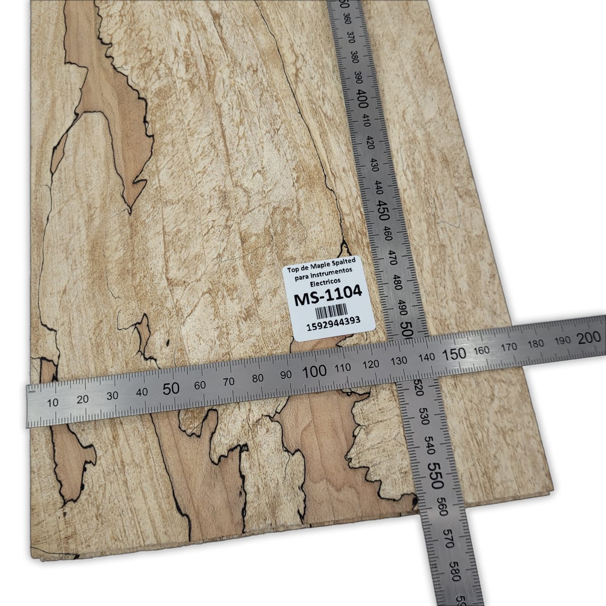 Top Unico MS-1104 de Spalted Maple para Bajos y Guitarras Electricas Calidad Especial2