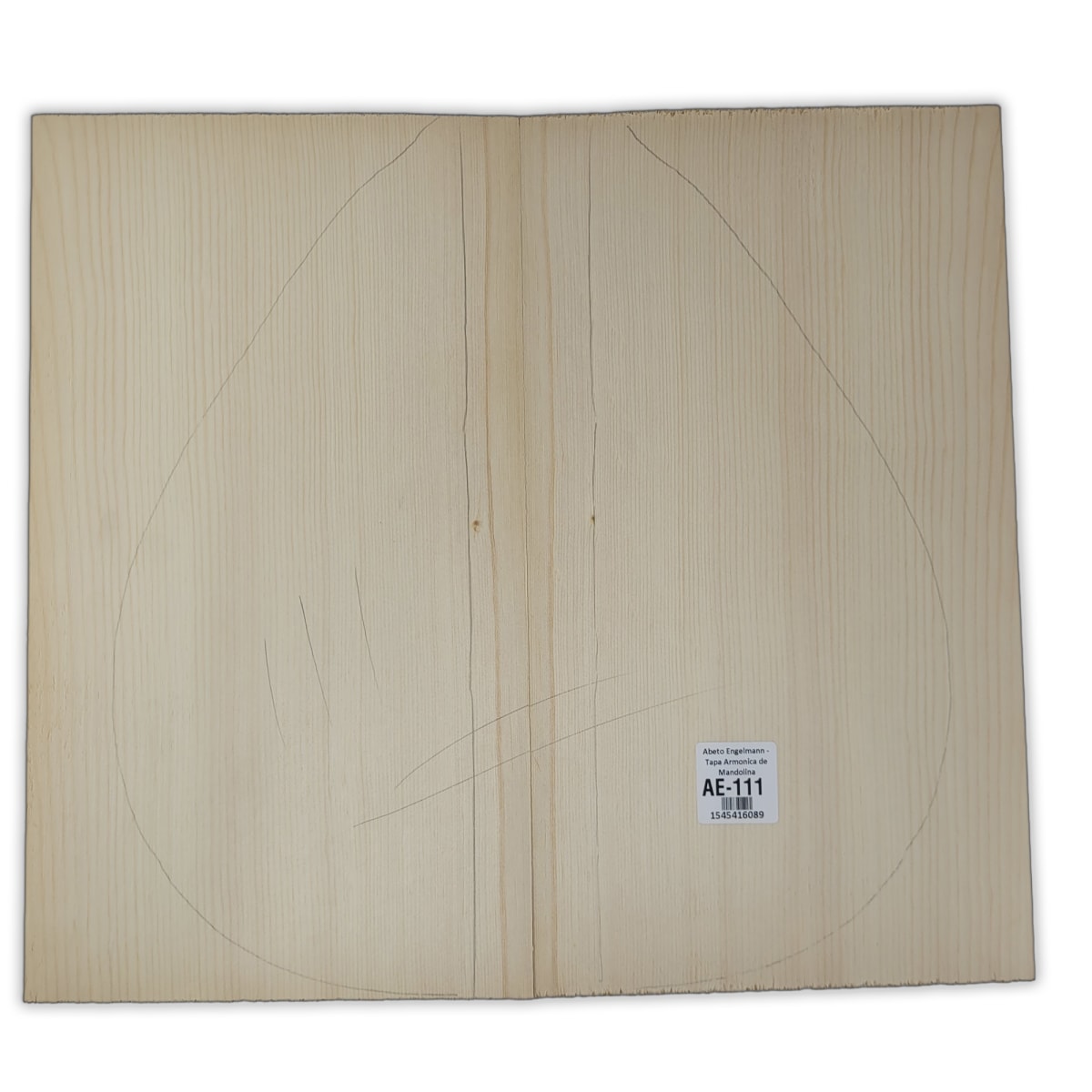 Tapa Armonica AE-111 de Abeto Engelmann Especial para Mandolina 0