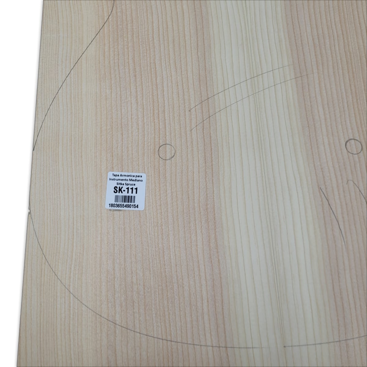 Tapa Armonica Unica SK-111 de Sitka Spruce para Guitarra8