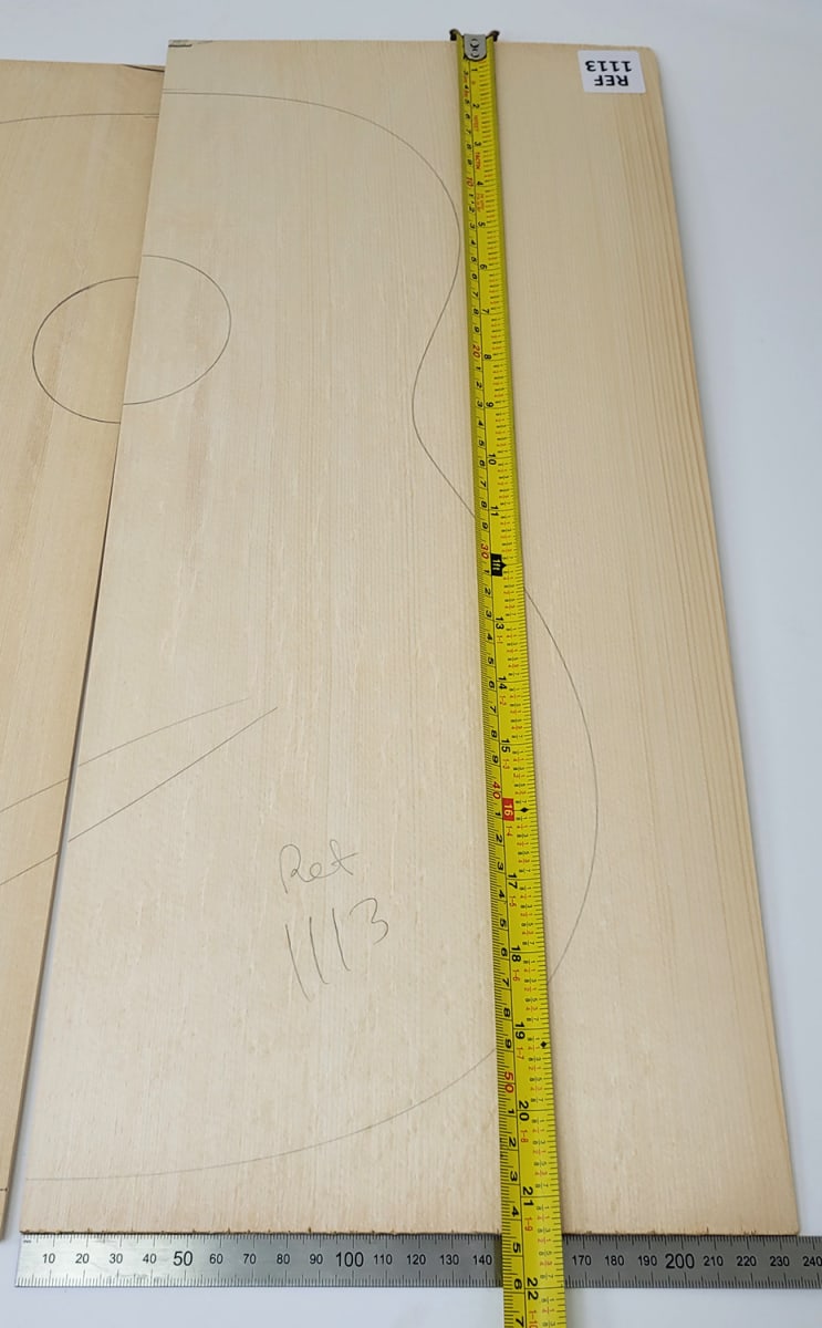 Tapa Armonica Extra Grande Unica REF: 1113 de Abeto Engelmann AAA Garra de Oso4