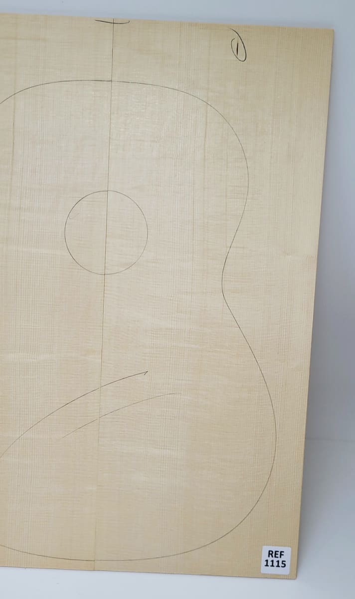 Tapa Armonica Extra Grande Unica REF: 1115 de Abeto Engelmann Especial AAA. Garra de Oso4