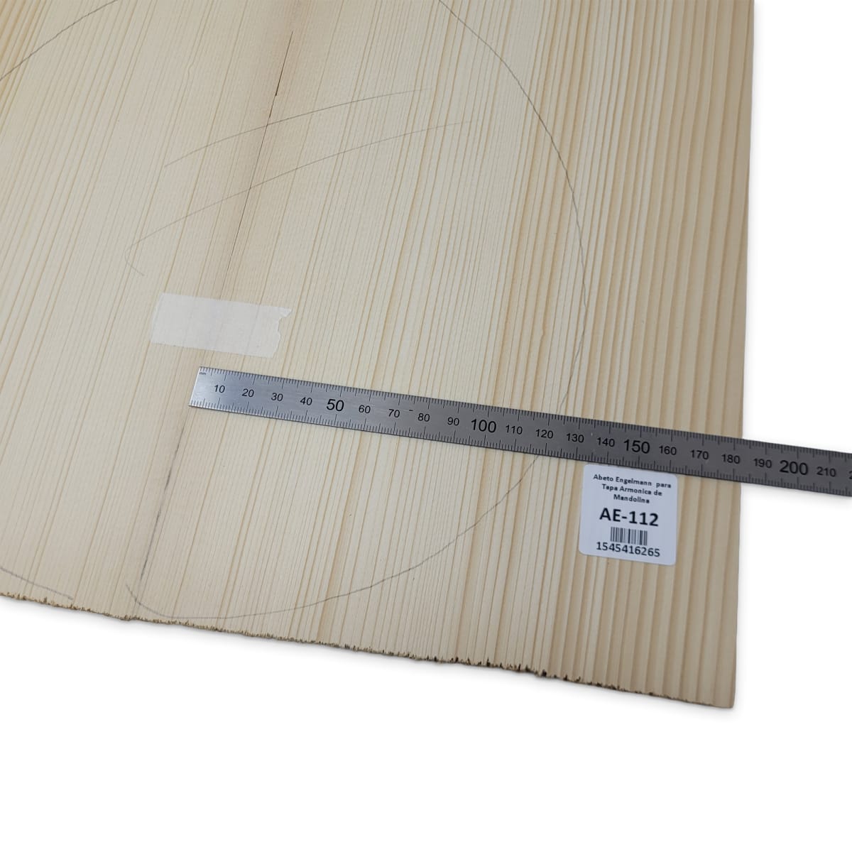 Tapa Armonica AE-112 de Abeto Engelmann para Mandolina3