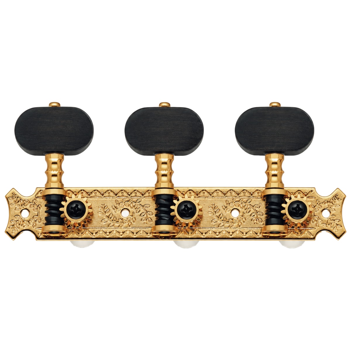 Clavijero Guitarra Clásica Gotoh 3L+3R Gold 35G620-EN Boton Madera Ebano 0