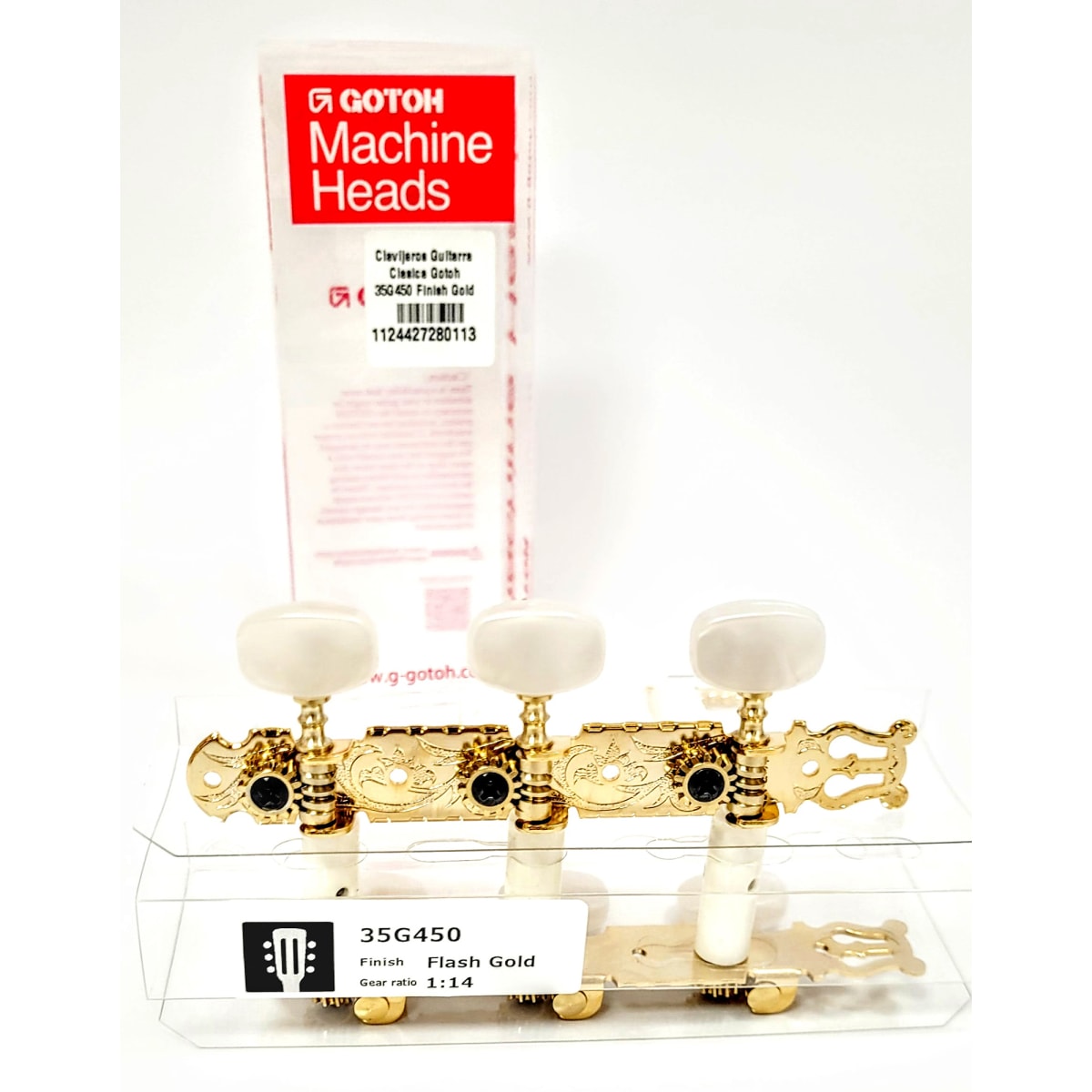 Clavijero Guitarra Clásica Gotoh 3L+3R Finish Gold 35G4503