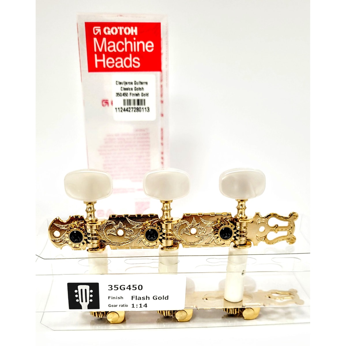 Clavijero Guitarra Clásica Gotoh 3L+3R Finish Gold 35G4502
