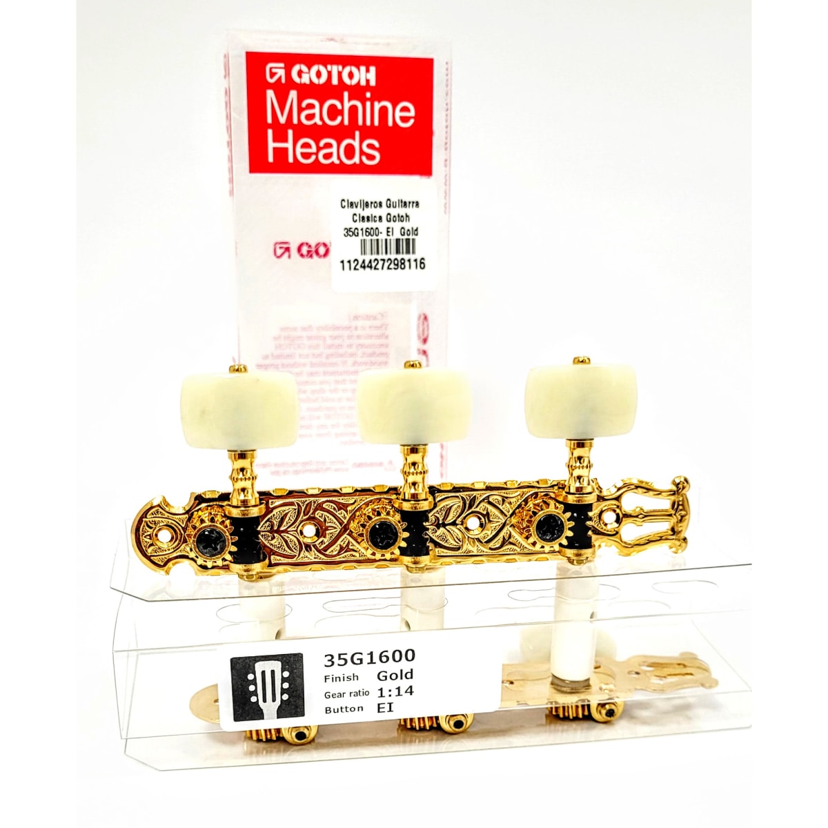 Clavijero Guitarra Clásica Gotoh 3L+3R Gold 35G1600-EI3