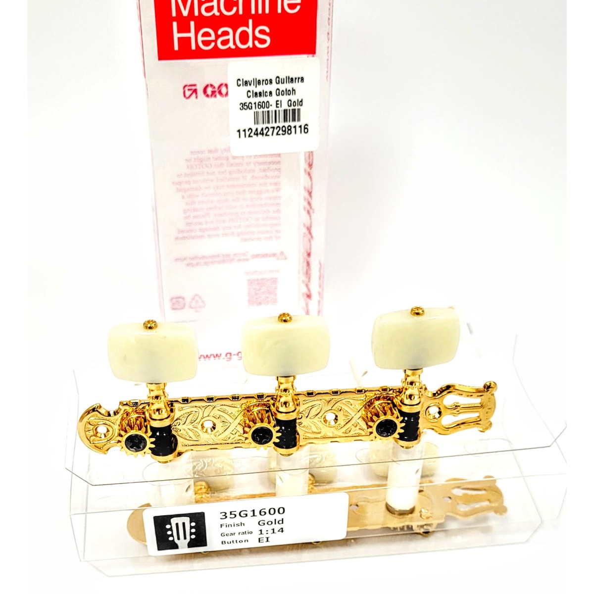 Clavijero Guitarra Clásica Gotoh 3L+3R Gold 35G1600-EI5